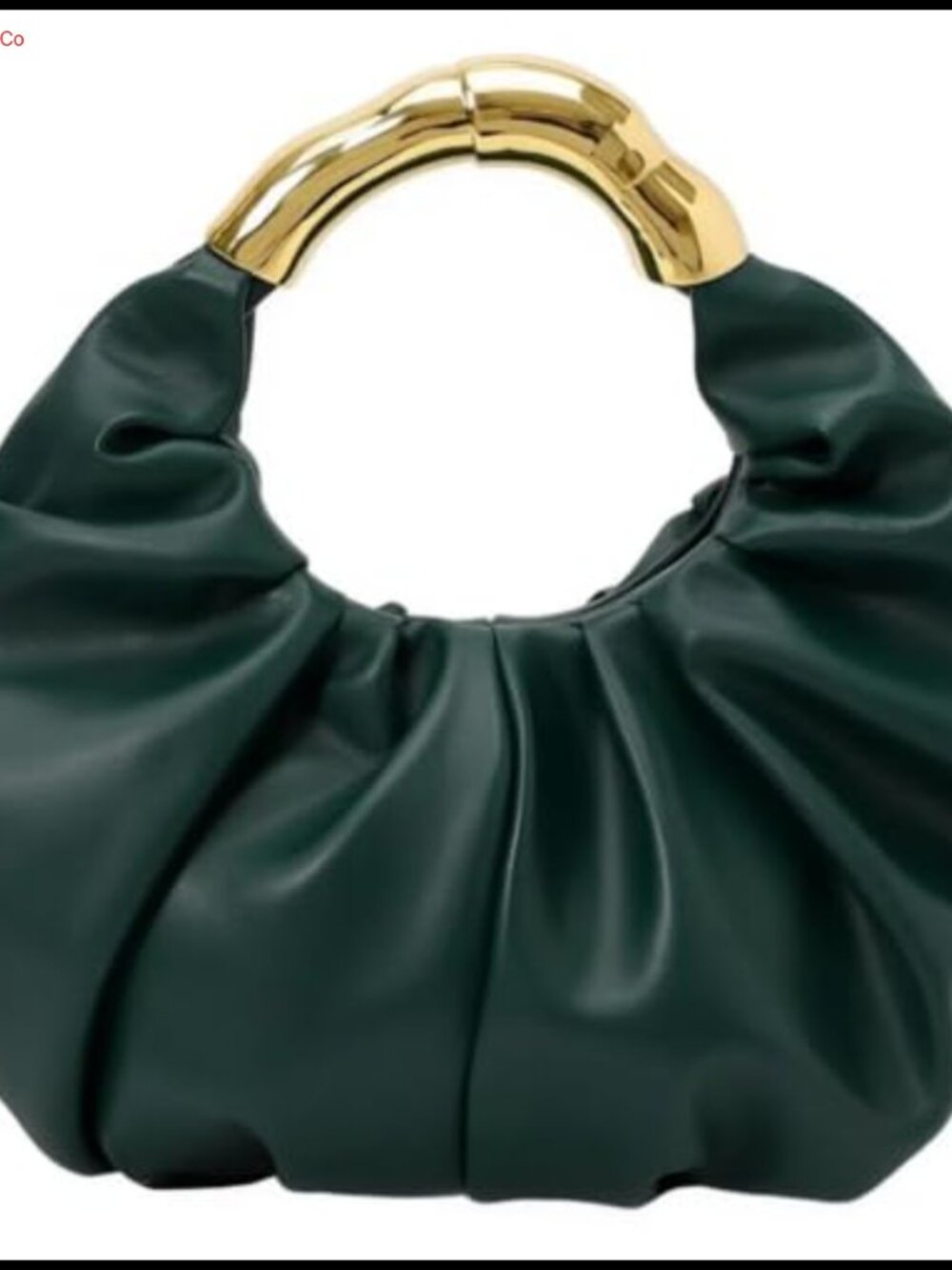 PU Leather Evening Clutch Pleated Handbag for Party Prom Wedding